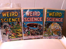 EC Comics Weird Science Double sized, #1,2,3 NM REPRINTS 1990 picture