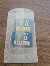 Vintage 1970 State of Maine Registration Sticker picture