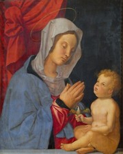 Catholic print picture- MADONNA & CHILD 82 VA  -   8