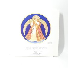 Das Engelskonzert Angel With Flute Plate - Hutschenreuther Germany Hallett picture
