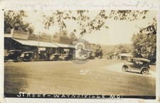 Waynesville MO Missouri 1928 Street Scene Highway 66? RPPC Photo Postcard COPY picture