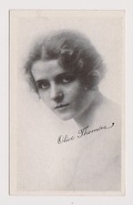 Olive Thomas vintage 1917-1921 Kromo Gravure Trading Card - EX+ No Creasing picture