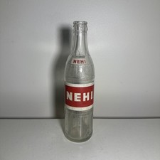 Vintage NEHI Red Soda Bottle ACL 10 Oz.- Very Nice Collectible picture