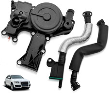 06H103495AB PCV Valve Engine Crankcase Vent Oil Separator Breather Hose 3-Piece picture