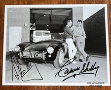Cool Steve McQueen Cobra Sports Car Carroll Shelby Shop 8.5x11 Photo Automobilia picture