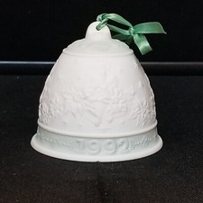 Vintage 1992 Lladro Annual Christmas Bell Porcelain Holiday Decoration 3