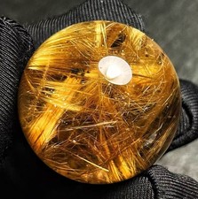 Rare 47g high quality Natural Gold Rutilated crystal Ball Quartz Energy Sphere picture
