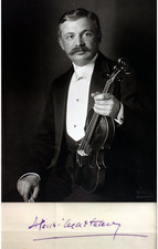 Violinist HENRI MARTEAU Hand SIGNED AUTOGRAPH LETTER + PHOTO + MAT Composer picture