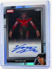 Topps 2026 Topps Chrome Marvel Comics Wolverine InHyuk Lee Auto AA-IL picture