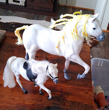 2 White Horses For Barbie & Other Dolls picture
