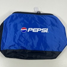 Vintage Pepsi Promotional Insulated Cooler Bag Lunch Bag Blue Black NEW picture
