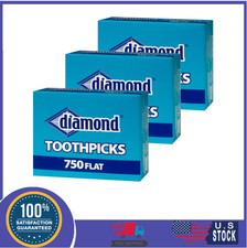 Diamond Flat Toothpicks 750ct, 3 Pack picture
