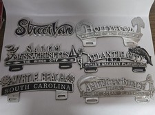 Set of 6 Cast Aluminum Car Club Topper Topper picture