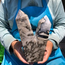 4.33LB Natural Volcanic Agate multiple pointed crystal obelisk healing 5716 picture