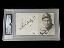 Sandy Koufax Brooklyn LA Dodgers HOF Signed Autograph Photo PSA DNA JSA Slab picture