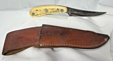 Vtg Parker Frost Knife Deerslayer Fixed Blade 1978-14 With Sheath picture