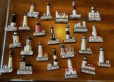 Vintage 1995-1996 Lefton Lighthouse Magnets – 21 Piece Collection picture