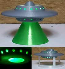 Metaluna Flying Saucer/UFO - from This Isle Earth- Small -with Lights & 2 Stands picture