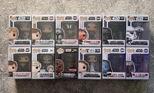Starwars Funko Pop Collection Lot 12 in case protectors picture