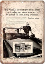 Johnson Auto Wax Vintage Ad Reproduction Metal Sign A197 picture