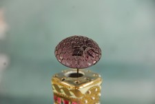 Bumble Bee Honey Comb Matrix Antique Hat Pin Edwardian Victorian Lavender Glass picture