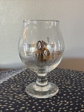 Phish Dry Goods Kitty Malone Beer Glass Set Of 4 Gold Logo Goblet Water Trey picture