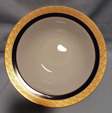 VTG Royal Ming 6641 Cobalt Blue Band Gold Encrusted 9