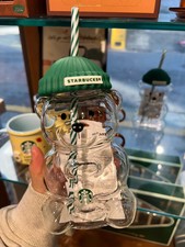 2025 Glass Starbucks Bearista Bear Cold Cup Holiday Limited Edition picture