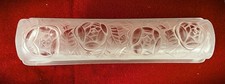 Vintage Degue French Art Deco  Frosted Molded Floral Glass Slip Shade #1 picture