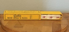 Vintage Cash's Woven Initials & Figures For Marking Shirts, Household Linens #18 picture