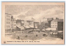 c1905's Chatham Squire Aerial View History Club NY Unposted Antique  Postcard picture