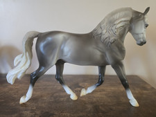 Breyer, Plastic Model Horse, Morgan Stallion Mold, Snowbird, Holiday Horse. picture