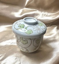 Vintage Japanese Arita Lidded Tea Cup Yunomi Hand Painted Porcelain picture