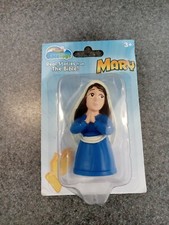 NIB BibleToys Real Stories from the Bible Mary Figurine Beverly Hills Teddy Bear picture