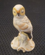 Lefton Owl Figurine China Hand Painted Statue KW2829 picture