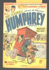 Humphrey Monthly #1 1952 Australian copy Grade 0.5 bike race on cover picture