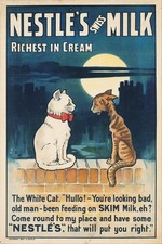 🥛 Nestlé's Milk Vintage Ad Poster 1920s - 24x36” Retro Decor 🗞️ Hi-Res💎 Print picture