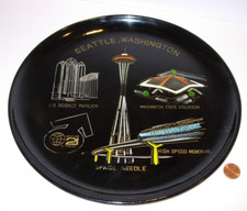 Seattle WA Worlds Fair 1962 Century 21 Exposition Dish Tray space needle 10