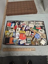 vintage unstruck matchbooks, match books, ~4 pounds, various world locations. picture