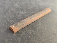 NORTON FF-344 FINE INDIA ABRASIVE FILE SHARPENING STONE HALF ROUND w/bonus picture