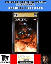 DAREDEVIL COLD DAY IN HELL #2 GABRIELE DELL'OTTO EVENT SIGNED CGC SS PRESALE picture