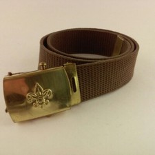 Boy Scout Belt with Buckle Vintage 30-Inch Long picture