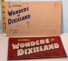 1940 Scenic Wonders of Dixieland Book of Curt Tiech Postcards w/Envelope picture