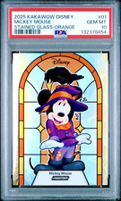 2025 Kakawow Disney Mickey Mouse Stained Glass /50 PSA 10 RARE Pop 4 GRAIL picture