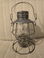 Vintage Rare B&A RR Boston & Albany Railroad RR Oil Barn Lantern Glass Globe USA picture