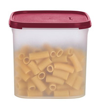 Tupperware NEW Modular Mates SQUARE #3 CONTAINER 17 Cup Canister WITH RED Seal picture