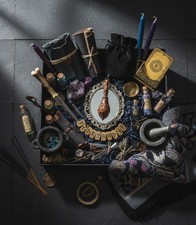 Starter Witch Box Pagan Wicca Altar Kit Surprise 10 Item Baby Witch READ LISTING picture