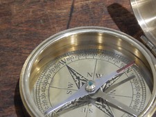 Brass Pocket Compass picture
