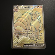 The Pokémon Company Ninetales ex 186/165 SV 151 Ultra Rare Full Art Holo EN picture