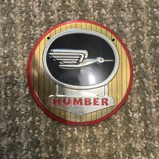 HUMBER General Mills Wheaties Cereal Tin Bike Plate Emblem Badge 1950’s Vintage picture